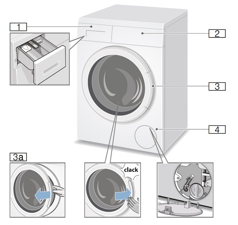partes lavadora Bosch Serie 6 WUQ24468ES 